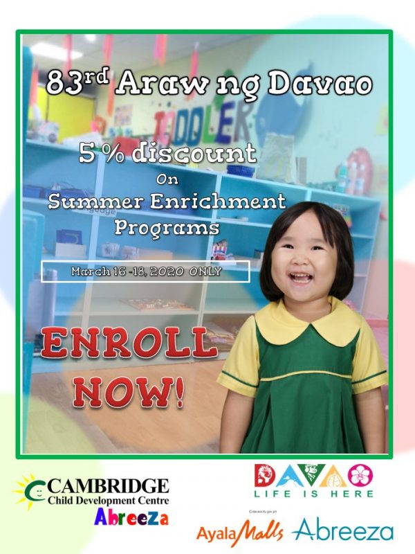 Araw ng Davao 2020 Discount Promo poster