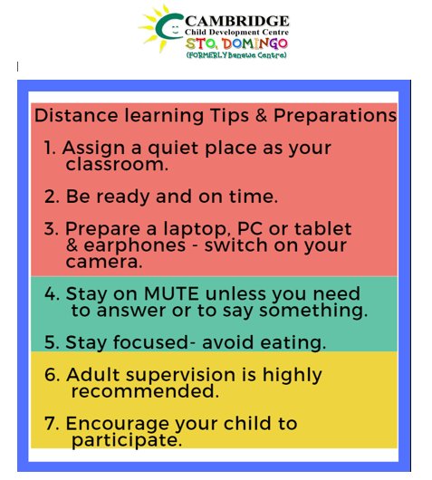 Tips Distance Learning