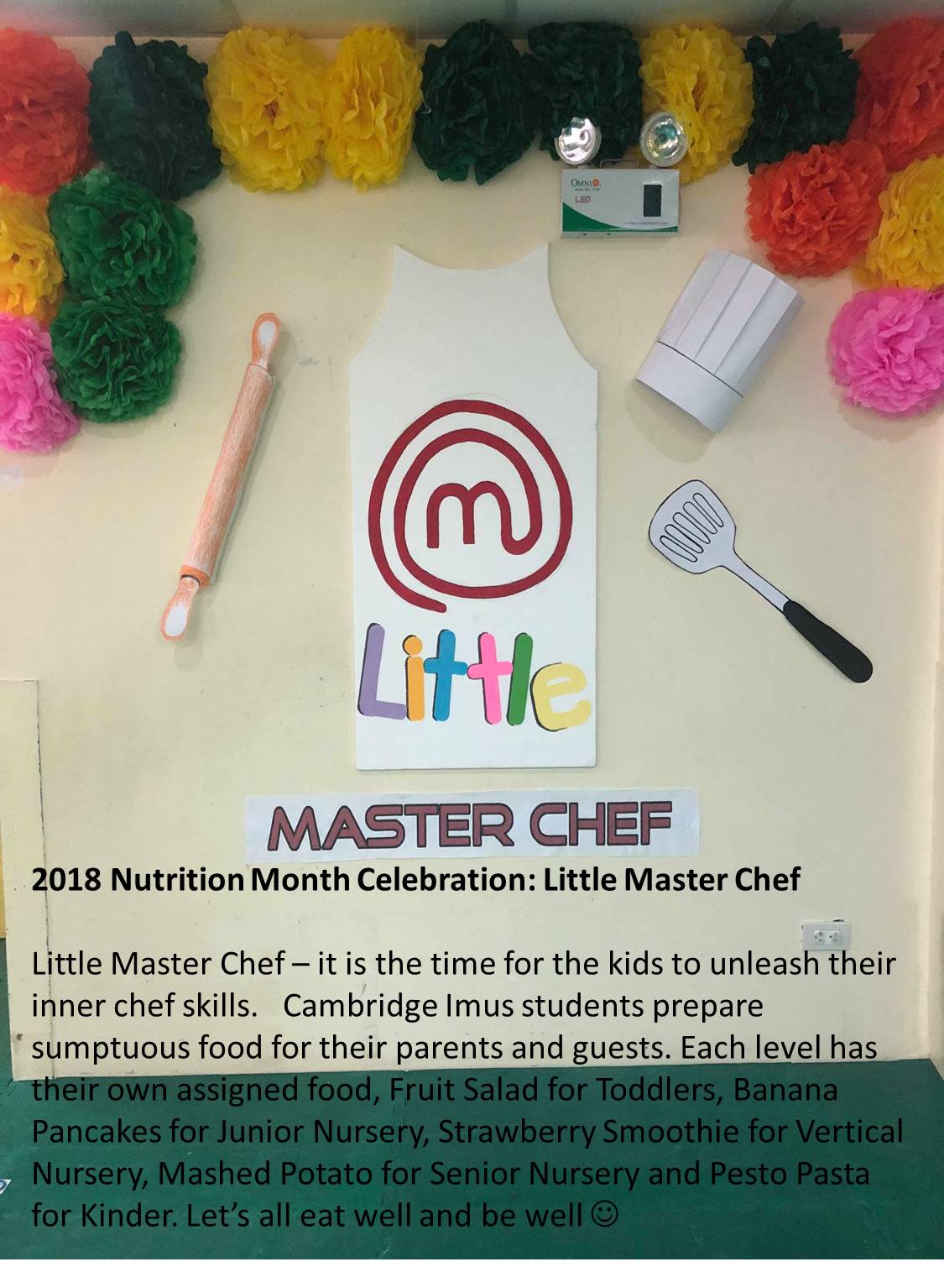Cambridge Imus - Little Master Chef Note